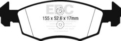 DP42241R EBC Yellowstuff Street and Track Brake Pad Set [Front] - Image 2
