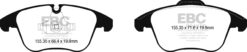 EBC Greenstuff 2000 Brake Pad Set (FRONT) DP22252 - Image 2