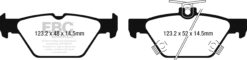 EBC Greenstuff 2000 Brake Pad Set (REAR) DP22257 - Image 2