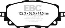 DP42263R EBC Yellowstuff Street and Track Brake Pad Set [Front] - Image 2
