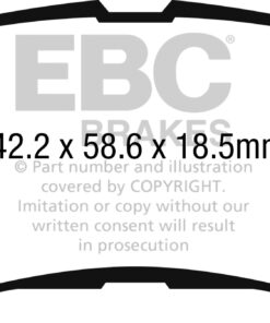 EBC Greenstuff 2000 Brake Pad Set (FRONT) DP22272 - Image 2