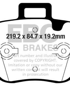 EBC Greenstuff 2000 Brake Pad Set (FRONT) DP22289 - Image 2
