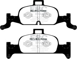 EBC Ultimax OEM Replacement Brake Pad Set DPX2290 [Front] - Image 2