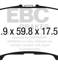 DP43032R EBC Yellowstuff Street and Track Brake Pad Set [Front] - Image 2