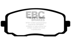 Alternative view of EBC Ultimax2 Brake Pads - DP1566
