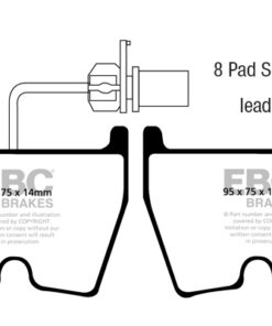Alternative view of EBC Bluestuff Brake Pads - DP51513NDX