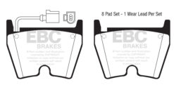 DP41513/3R EBC Yellowstuff Street and Track Brake Pad Set [Front] - Image 2