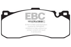 Alternative view of EBC Redstuff Brake Pads - DP31995C