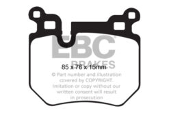 EBC RP-1 Full Race Brake Pads - DP81996RP1 - Image 2