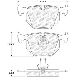 Alternative view of StopTech Sport Brake Pads - 309.06830
