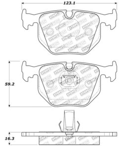 Alternative view of StopTech Sport Brake Pads - 309.06830