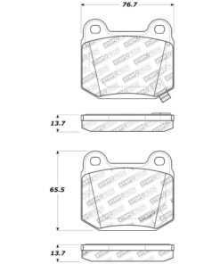 Alternative view of Stoptech Sport Brake Pads (REAR)- 309.09610