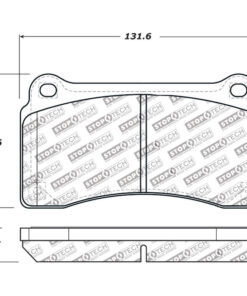 Alternative view of StopTech Sport Brake Pads - 309.13830
