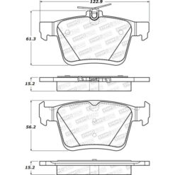Alternative view of StopTech Sport Brake Pads - 309.17610