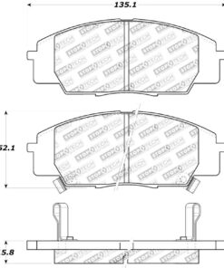 Alternative view of Stoptech Sport Brake Pads - 309.08290