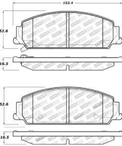 309.13510 StopTech Sport Brake Pads  [Front] - Image 2