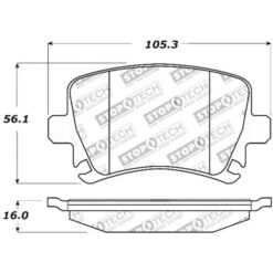 Alternative view of Stoptech Sport Brake Pads - 309.11080