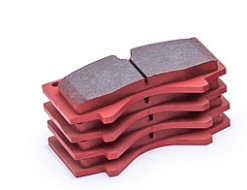 Stack of powerbrake pads.