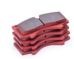Stack of powerbrake pads.