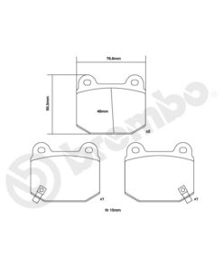 Brembo HP Brake Pads 07.B315.27 [Rear] - Image 2