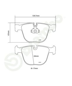 Brembo HP Brake Pads 07.B315.02 [Rear] - Image 2