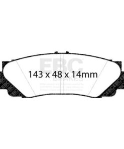 DP42461R EBC Yellowstuff Street and Track Brake Pad Set [Rear] - Image 2