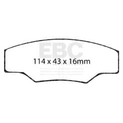 DP4003R EBC Yellowstuff Street and Track Brake Pad Set [Front] - Image 2