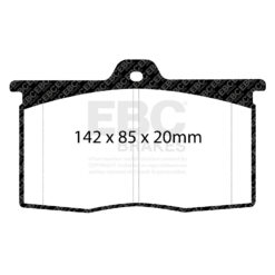 DP4041R EBC Yellowstuff Street and Track Brake Pad Set [Front] - Image 2