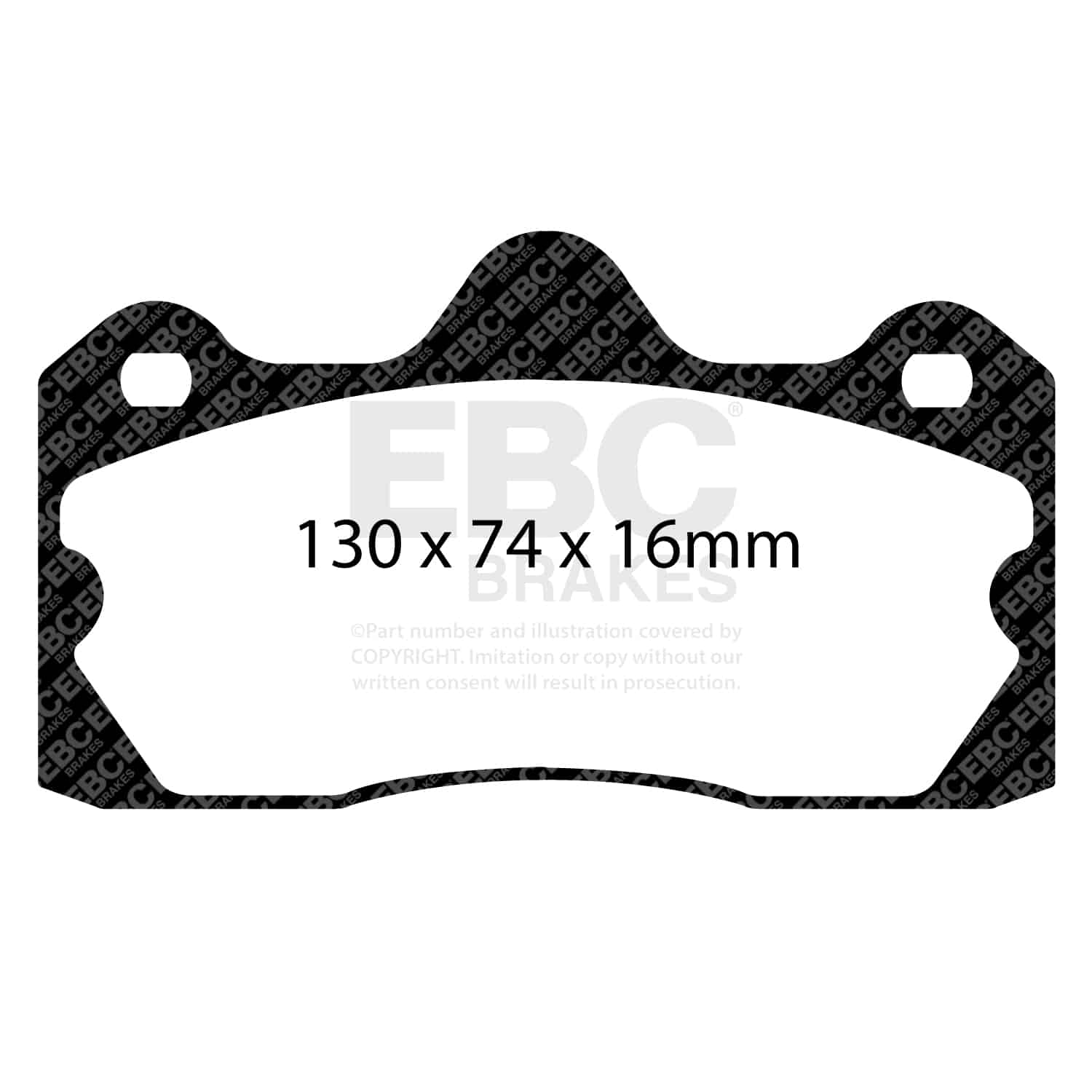 EBC Redstuff Brake Pads - DP3060C - Image 2