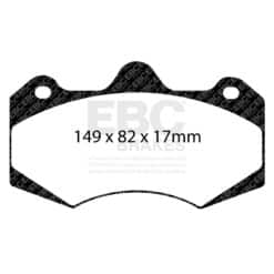 DP4062R EBC Yellowstuff Street and Track Brake Pad Set [Front] - Image 2