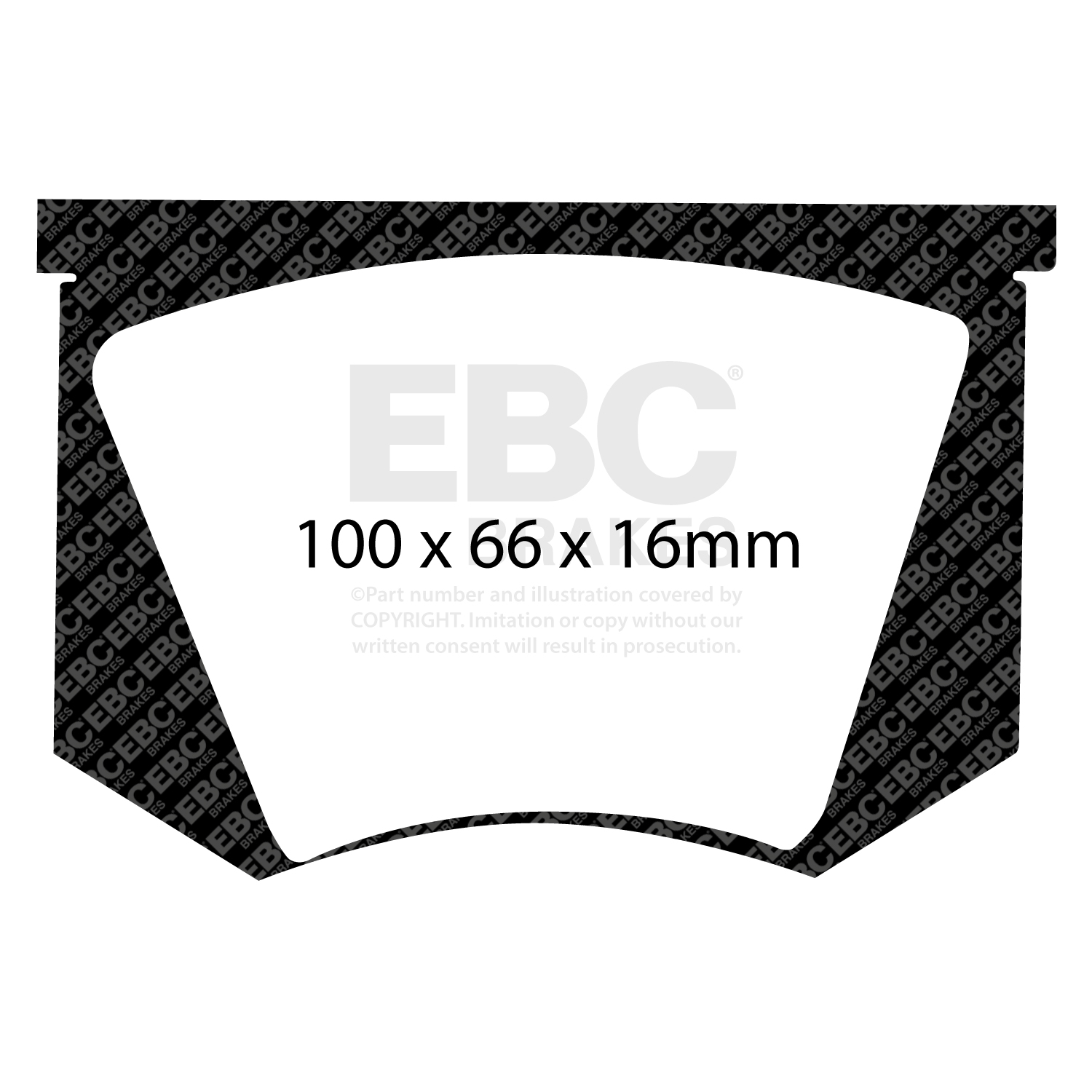 EBC Redstuff Brake Pads - DP3100C - Image 2