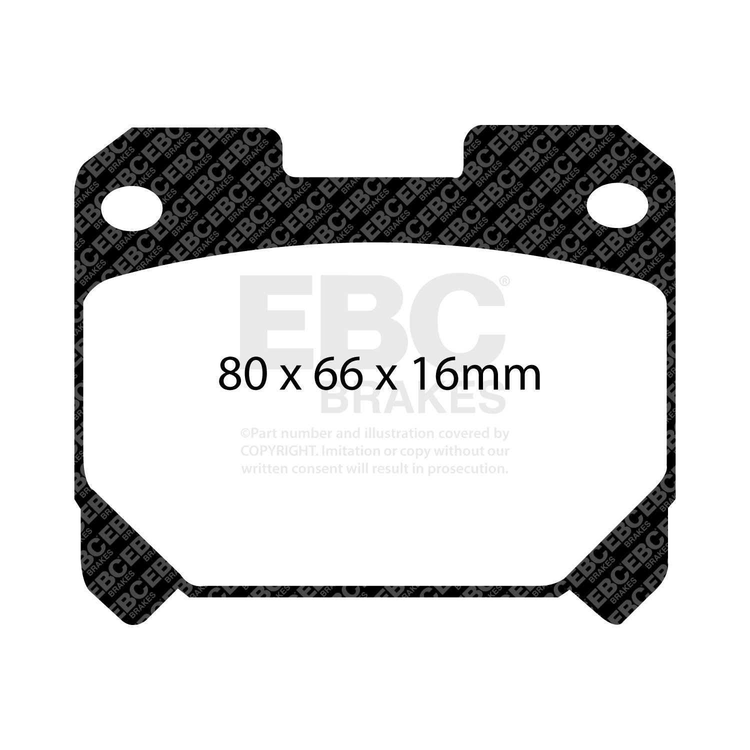 EBC Redstuff Brake Pads - DP31005C - Image 2