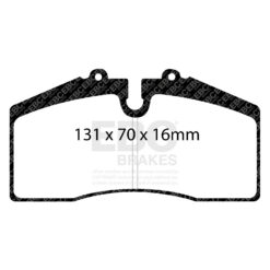 DP41014R EBC Yellowstuff Street and Track Brake Pad Set [Front|Rear] - Image 2