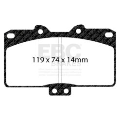EBC Redstuff Brake Pads - DP31097C - Image 2