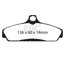 EBC Ultimax OEM Replacement Brake Pad Set DP1152 [Front] - Image 2