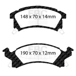 EBC Greenstuff 2000 Brake Pad Set (FRONT) DP21175 - Image 2