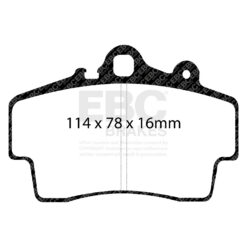 DP41207R EBC Yellowstuff Street and Track Brake Pad Set [Front] - Image 2