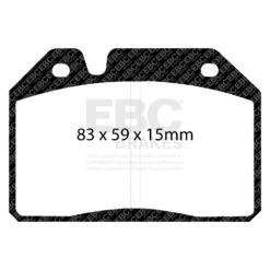 EBC Ultimax OEM Replacement Brake Pad Set DP121 [Front] - Image 2