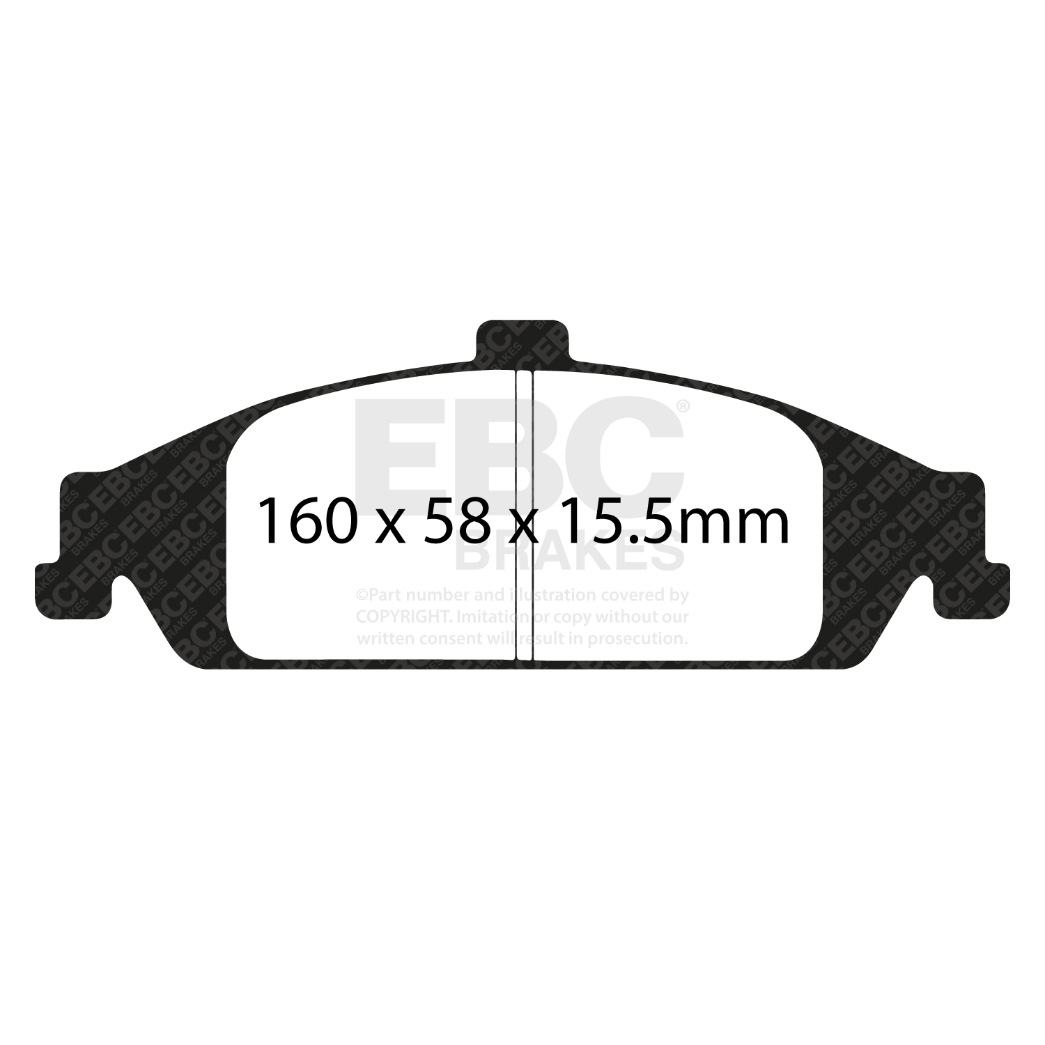 EBC Greenstuff 2000 Brake Pad Set (FRONT) DP21243 - Image 2