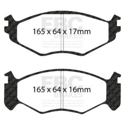 EBC Greenstuff Brake Pads - DP61250 - Image 2