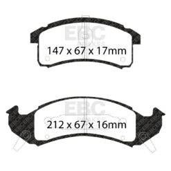 Alternative view of EBC Greenstuff 2000 Brake Pad Set (FRONT) DP21271