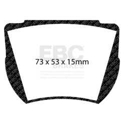 DP4141R EBC Yellowstuff Street and Track Brake Pad Set [Front] - Image 2
