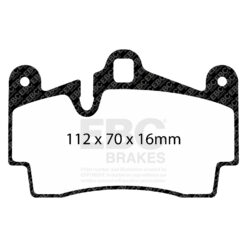 DP41474R EBC Yellowstuff Street and Track Brake Pad Set [Rear] - Image 2