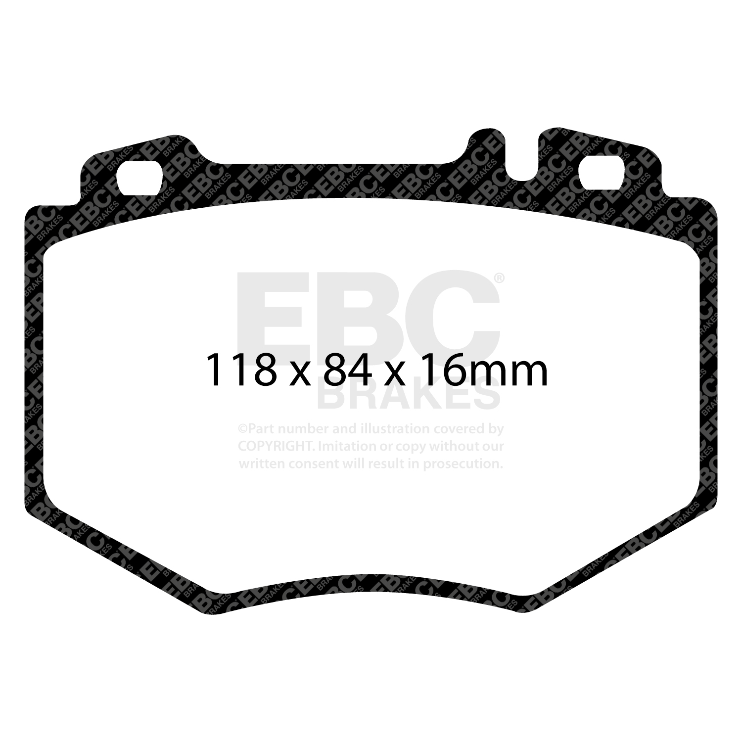 EBC Redstuff Brake Pads - DP31487C - Image 2