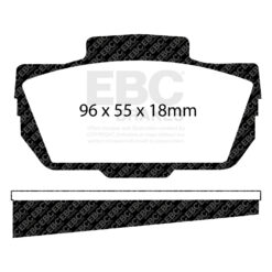 DP4149R EBC Yellowstuff Street and Track Brake Pad Set [Front] - Image 2