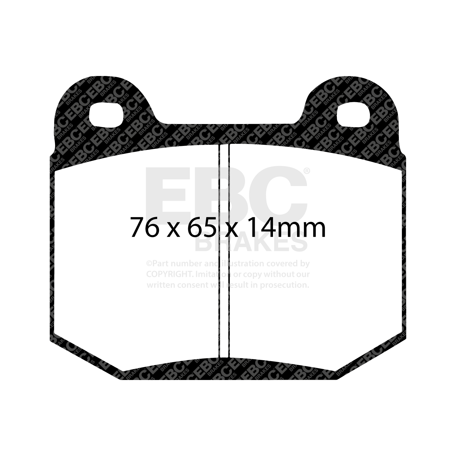EBC Redstuff Brake Pads - DP31538C - Image 2