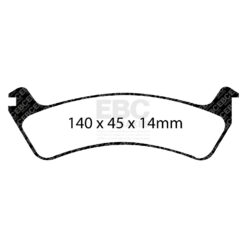 EBC Greenstuff Brake Pads - DP61608 - Image 2