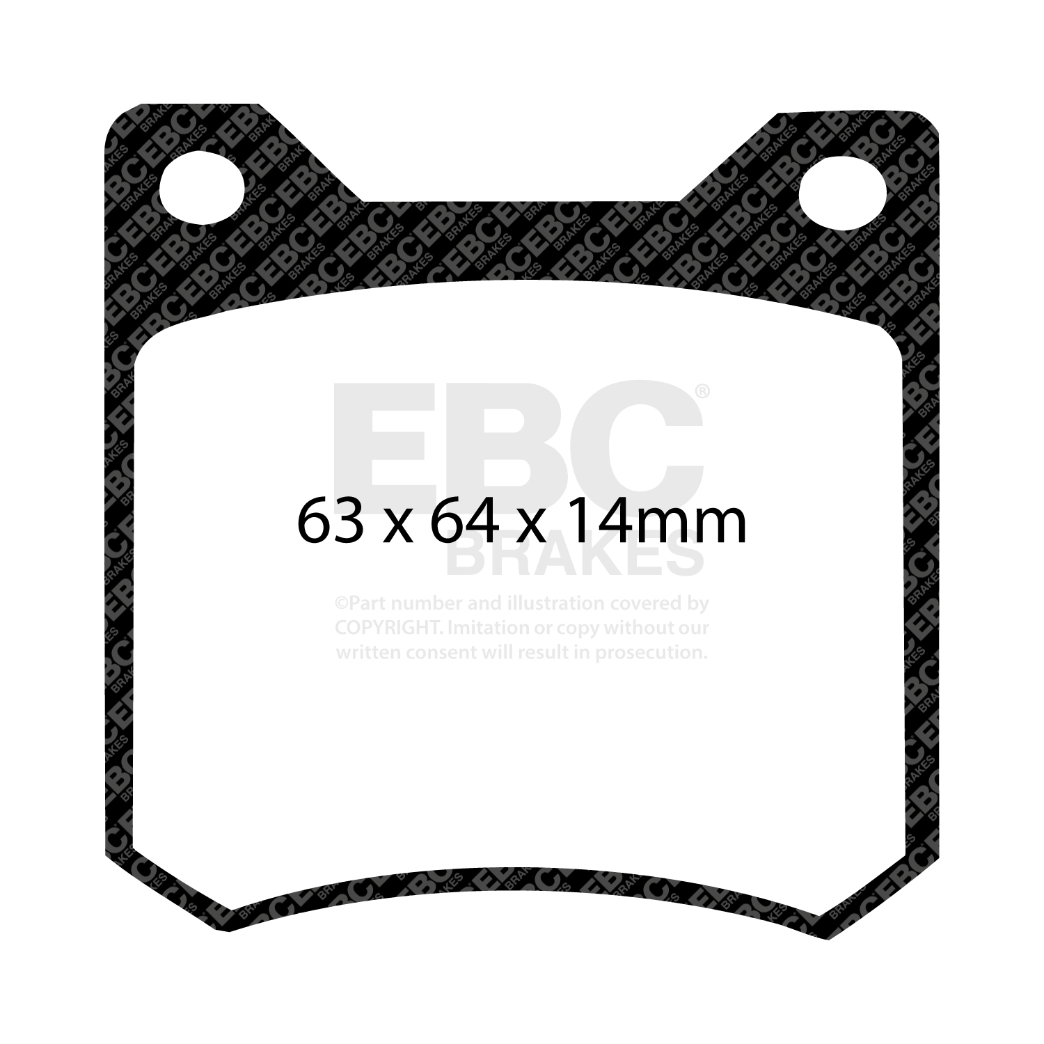 EBC Redstuff Brake Pads - DP3162C - Image 2