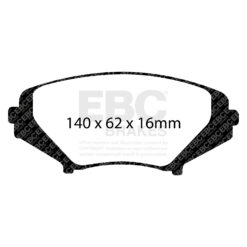 EBC Ultimax OEM Replacement Brake Pad Set DP1665 [Front] - Image 2