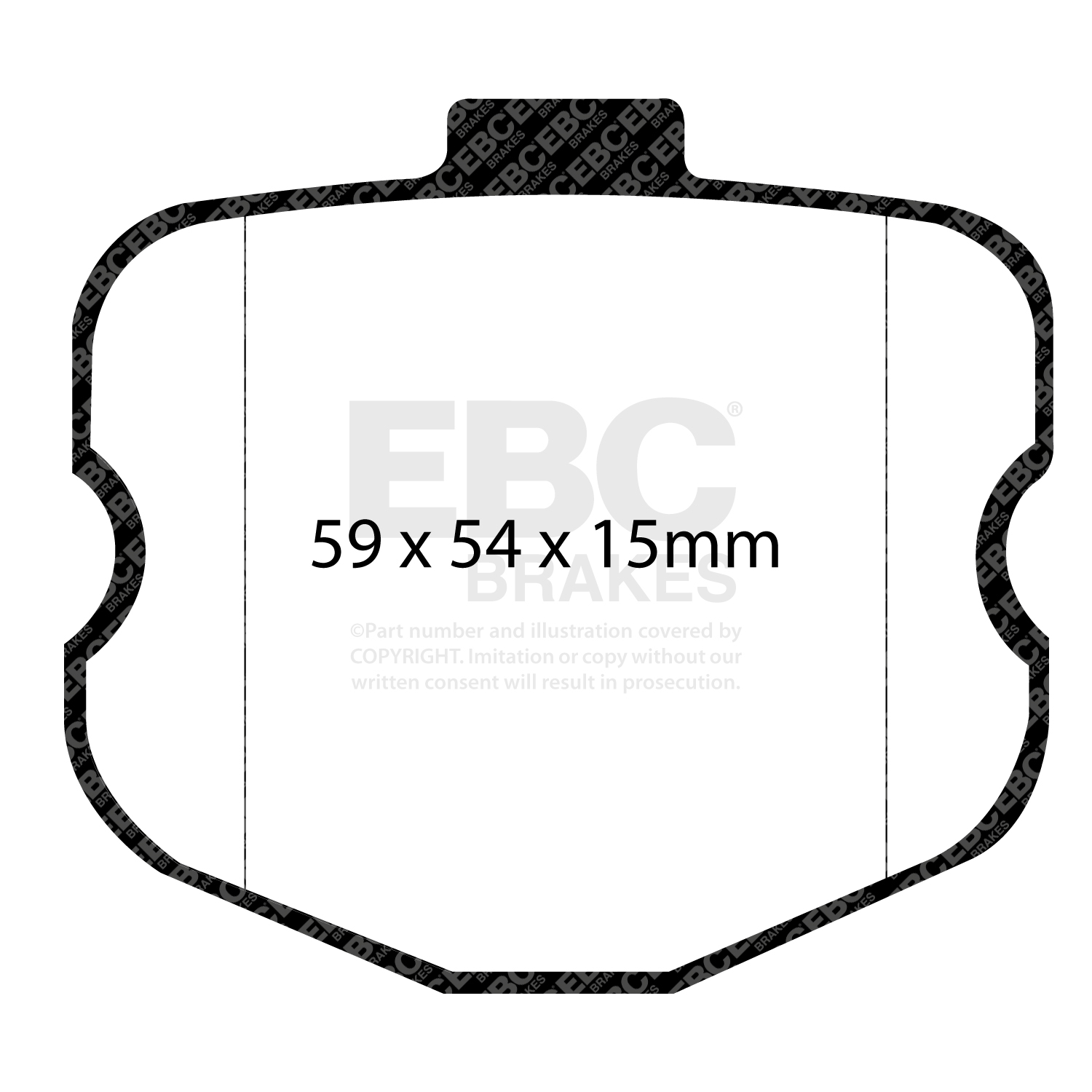 EBC Redstuff Brake Pads - DP31771C - Image 2